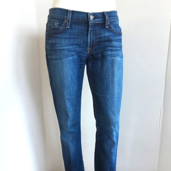 7 for ALL MANKIND Jean Low Rise Boot Cut Sz. 29 - Picture 1 of 11